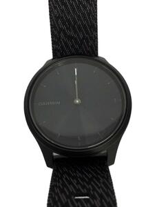 GARMIN◆クォーツ腕時計/アナログ/-/BLK/BLK/010-02240-73