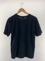 SAINT LAURENT◆フロントロゴTシャツ/XS/コットン/BLK/483410_画像2