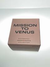 SWATCH◆クォーツ腕時計/アナログ/BEG/WHT/×オメガ/MISSION TO VENUS_画像6