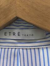 ETRE TOKYO◆長袖シャツ/FREE/-/BLU/ストライプ/1221510075-0_画像3