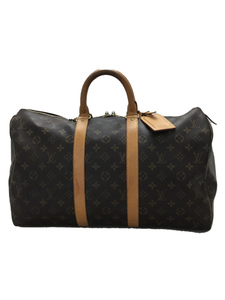 LOUIS VUITTON◆キーポル45_モノグラム・キャンバス_BRW/PVC/BRW