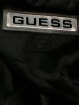 GUESS◆90s Y2K Zip Design Hooded Shiny Jacket ジャケット M ナイロン GRY_画像4