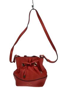 kate spade new york◆ショルダーバッグ/レザー/RED/PWRU3377