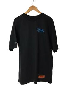 HERON PRESTON◆Tシャツ/M/コットン/BLK/hmaa020r21jer005