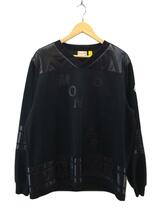 MONCLER◆Fragment Hiroshi/トップス/S/ポリエステル/BLK/プリント/H209U8G00004M2355_画像1