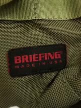 BRIEFING◆トートバッグ/ナイロン/GRN/USA製_画像5