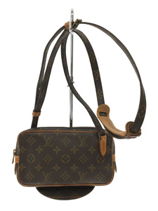 LOUIS VUITTON◆ポシェット・マルリーバンドリエール_モノグラム_BRW/PVC/BRW/M51828