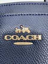 COACH◆トートバッグ_オールレザー/レザー/NVY_画像5