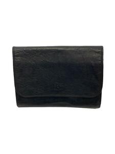 IL BISONTE* clutch bag / leather /BLK