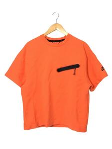 NIKE◆Tech Fleece Mens Short-Sleeve Top/Tシャツ/L/オレンジ/CZ3504-837