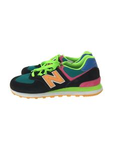 NEW BALANCE◆ローカットスニーカー/26.5cm/マルチカラー/スウェード/ML574MA2