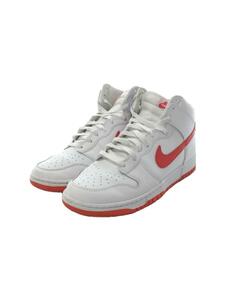 NIKE◆DUNK HIGH RETRO PicanteRed/ハイカットスニーカー/28.5cm/WHT/DV0828-100