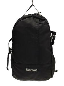 Supreme◆18SS/BackPack/ロゴテープ/リュック/ナイロン/BLK