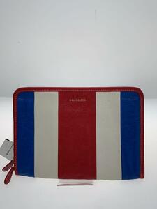 BALENCIAGA* clutch bag / pouch / second bag / leather / multicolor / stripe /476046