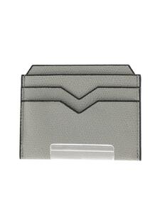 Valextra* card-case / leather /GRY/ men's 