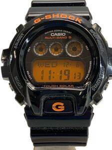 CASIO◆ソーラー腕時計・G-SHOCK/デジタル/BLK