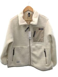 SILAS◆BOA FLEECE ZIP UP JACKET/S/ポリエステル/WHT/110203021010