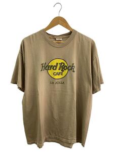 HARD ROCK◆Tシャツ/-/コットン/BEG/状態考慮