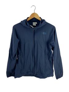 THE NORTH FACE◆NPW71409/スワローテイルフーディ/L/ナイロン/ネイビー/紺色/ロゴプリント