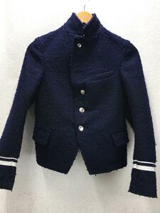 COMME des GARCONS COMME des GARCONS◆ジャケット/SS/ポリエステル/NVY/RT-J011