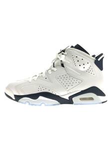 NIKE◆AIR JORDAN 6 RETRO/ハイカットスニーカー/27.5cm/WHT/NVY/CT8529-141