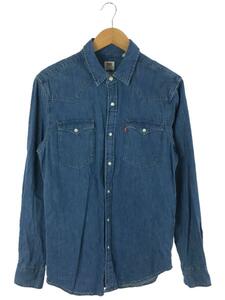 Levi’s◆長袖シャツ/S/コットン/IDG/無地/PC9-85745-0001