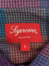 Supreme◆21AW/Plaid Flannel Shirt/長袖シャツ/L/コットン/チェック_画像3