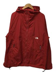 THE NORTH FACE◆COMPACT JACKET_コンパクトジャケット/XXL/ナイロン/RED