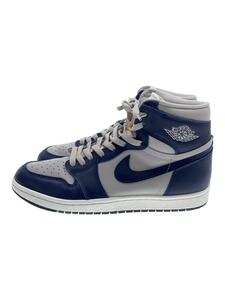 NIKE◆AIR JORDAN 1 HIGH 85/ハイカットスニーカー/27.5cm/GRY/BQ4422-400