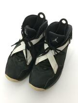 NIKE◆AIR JORDAN 8.0/エアジョーダン/ブラック/467807-001/28cm/BLK_画像2