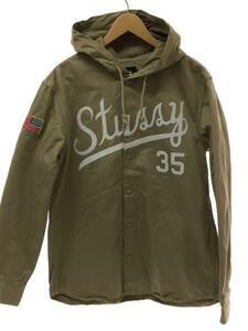 STUSSY◆ジャケット/L/コットン/BEG