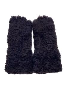 BOTTEGA VENETA◆TEDDY SHEARLING GLOVES/手袋/ウール/ブラウン/レディース/652238 3V541