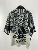 adidas◆ジャケット/L/ポリエステル/WHT/総柄/GD4969_画像2