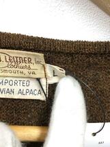 LOUIS J.LEITNER/60s/アルパカニット/刺繍/パール編み/セーター(薄手)/L_画像4