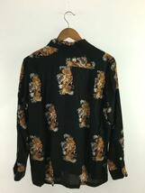 WACKO MARIA◆×TIM LEHI/L/S HAWAIIAN SHIRT/長袖シャツ/S/-/BLK_画像2