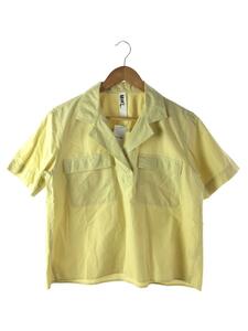 MHL.◆半袖シャツ/1/コットン/YLW/無地/595-9152500/HIGHCOUNT COTTON LINEN