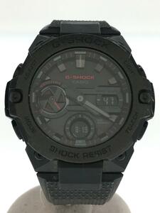 CASIO◆G-SHOCK/G-STEEL/カーボンコアガード/ソーラー腕時計/Bluetooth搭載/BLK