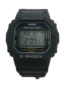 CASIO◆クォーツ腕時計・G-SHOCK/デジタル/WHT/BLK