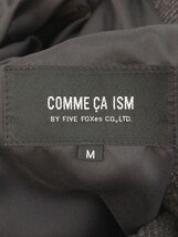 COMME CA ISM◆チェスターコート/M/ウール/GRY/グレー/_画像3