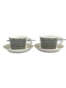 WEDGWOOD◆SAMURAI/BONE CHINA/カップ&ソーサー/4点セット/マルチカラー