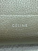 CELINE◆スモールフォールデッド/3つ折り財布/レザー/BRW/YLW_画像3