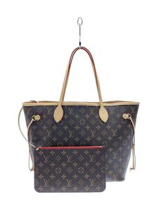 LOUIS VUITTON◆2)ネヴァーフルMM_モノグラム・キャンバス_BRW_ピヴォワンヌ/PVC/BRW/M41178