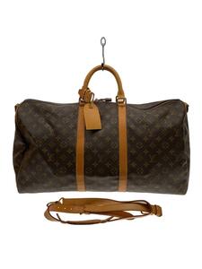 LOUIS VUITTON* key poru55_ monogram * canvas _BRW/PVC/BRW