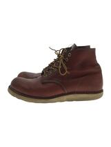 RED WING◆ブーツ/US9/BRW/レザー/9105_画像1