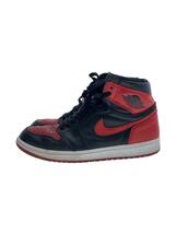 NIKE◆ナイキ/555088-001/AIR JORDAN 1 RETRO HIGH OG/ブラック/27cm_画像1