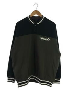 AVIREX◆タグ付/TWOTONE SNAP SWEAT/スウェット/XXL/コットン/783-3232020