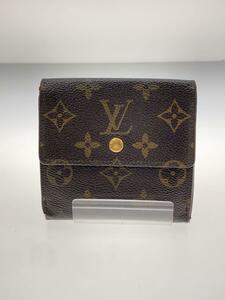 LOUIS VUITTON◆ポルト・フォイユ・エリーズ_モノグラム・キャンバス_BRW/PVC/BRW/レディース