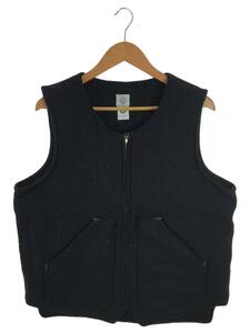 POST OVERALLS◆DS VEST/ベスト/L/ウール/ネイビー/USA製/ポストオーバーオールズ