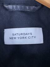 Saturdays NYC(SATURDAYS SURF NYC)◆半袖シャツ/M/コットン/BLK/BBG-10060-A_画像3