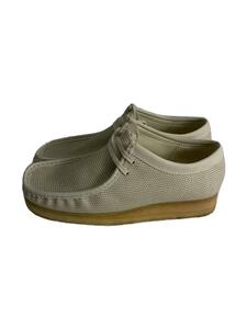 Clarks◆ローカットスニーカ-/ワラビーシューズ/26cm/ホワイト/61240283